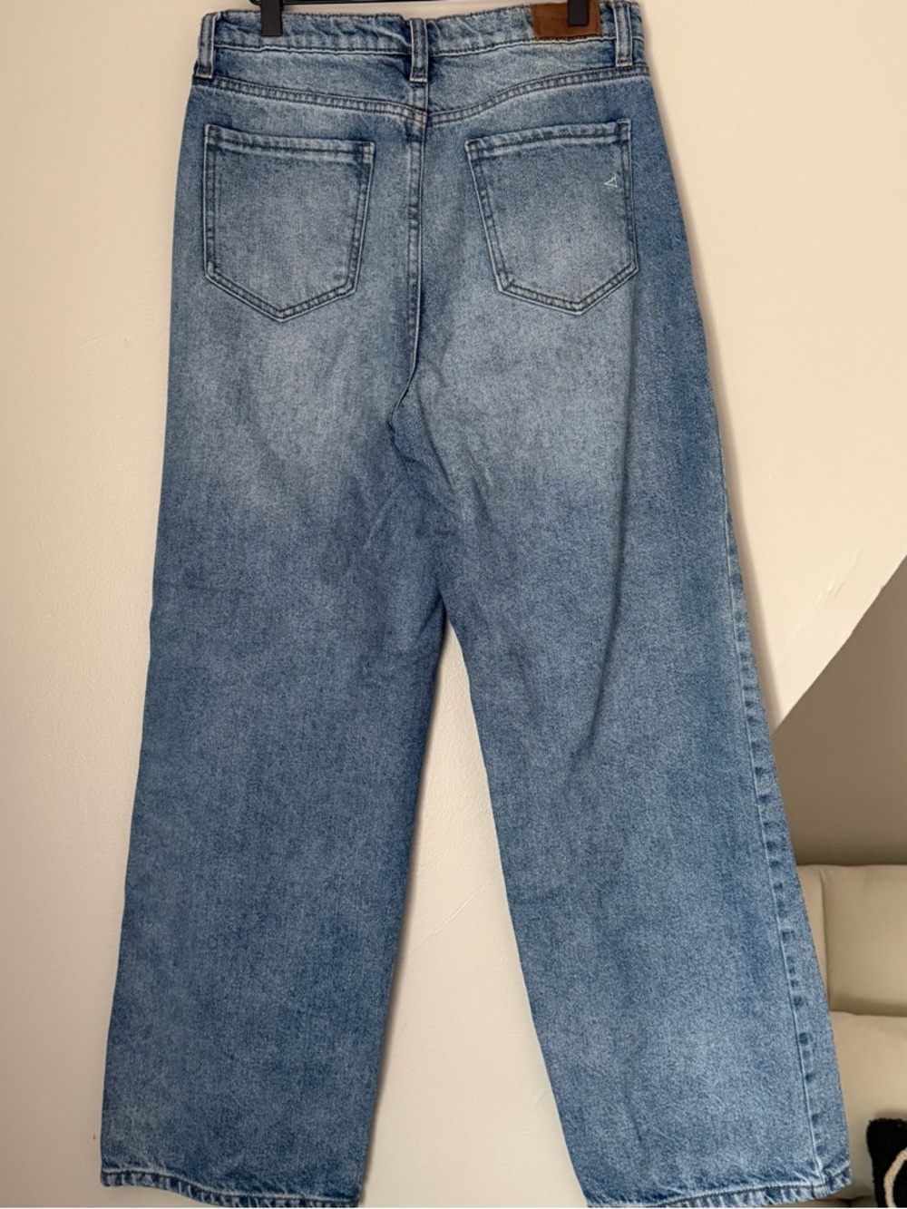 HIDDEN High Rise Straight Leg Jeans 100% Cotton Medium Wash Size 28 - Picture 4 of 7